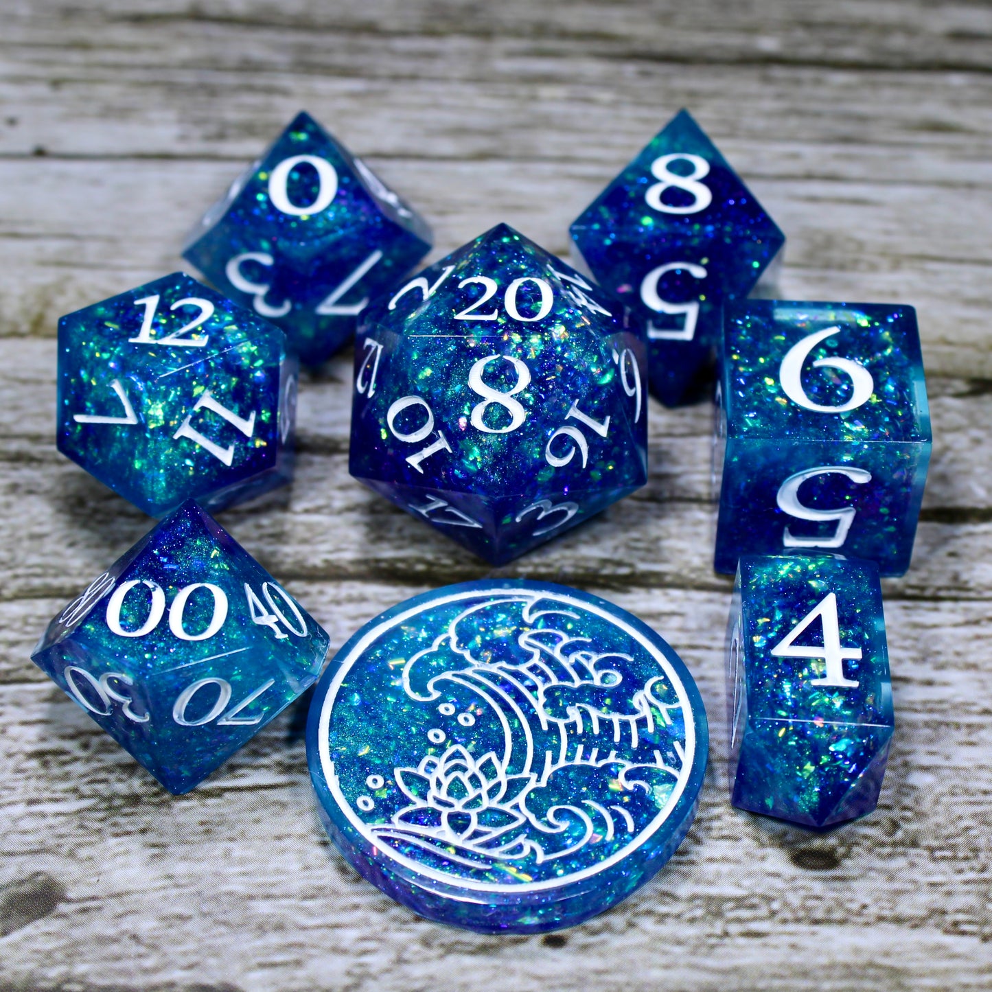 Blurple Dice Set