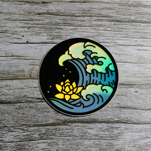 2x2 Colored Holo WildSea Logo Sticker