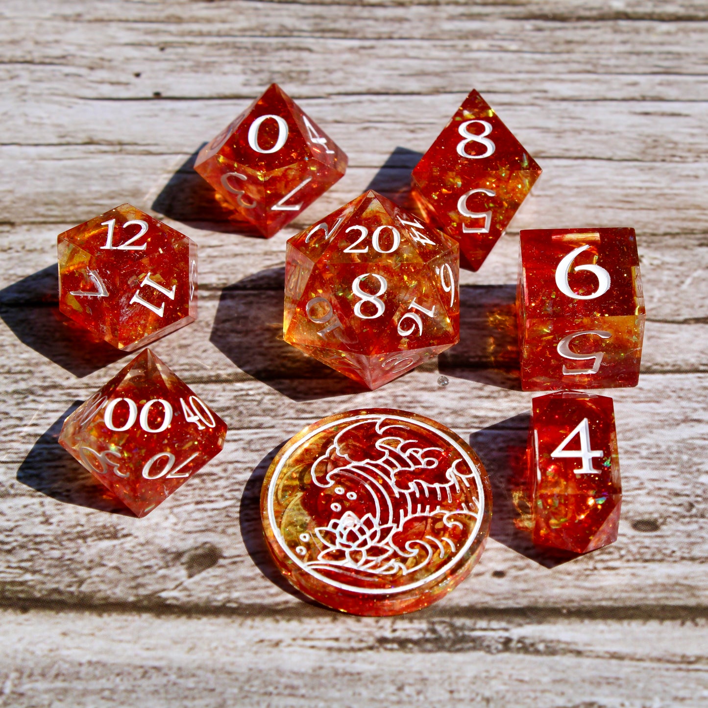 Atlas Sharp Edge Dice Set