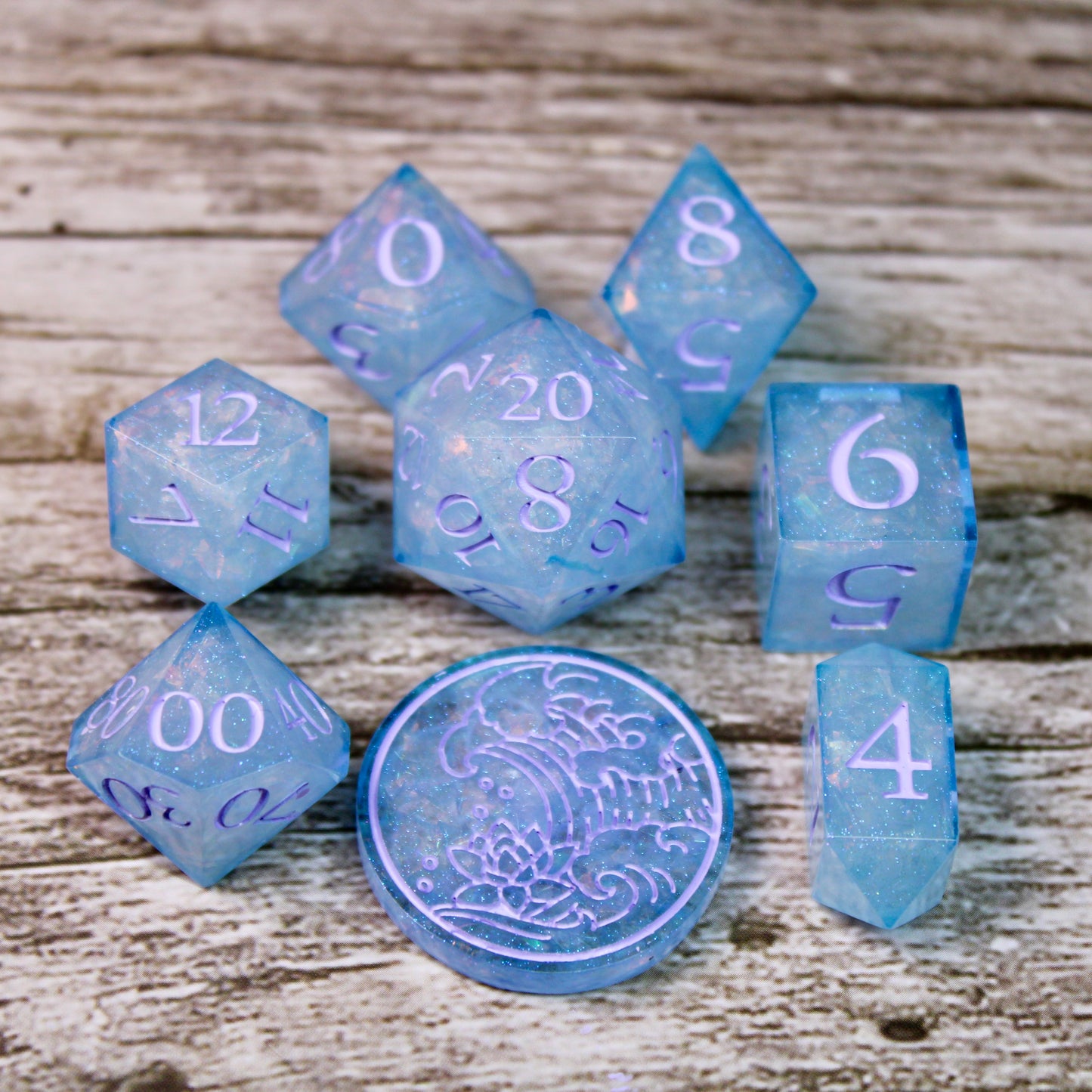 Celestial Dreams Sharp Edge Dice Set