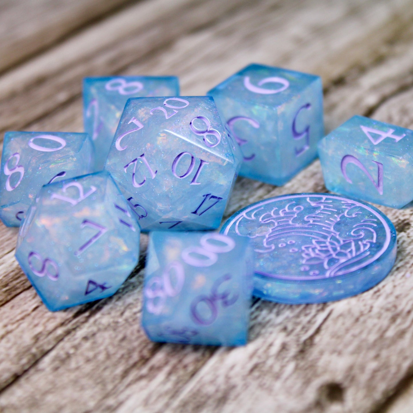 Celestial Dreams Sharp Edge Dice Set