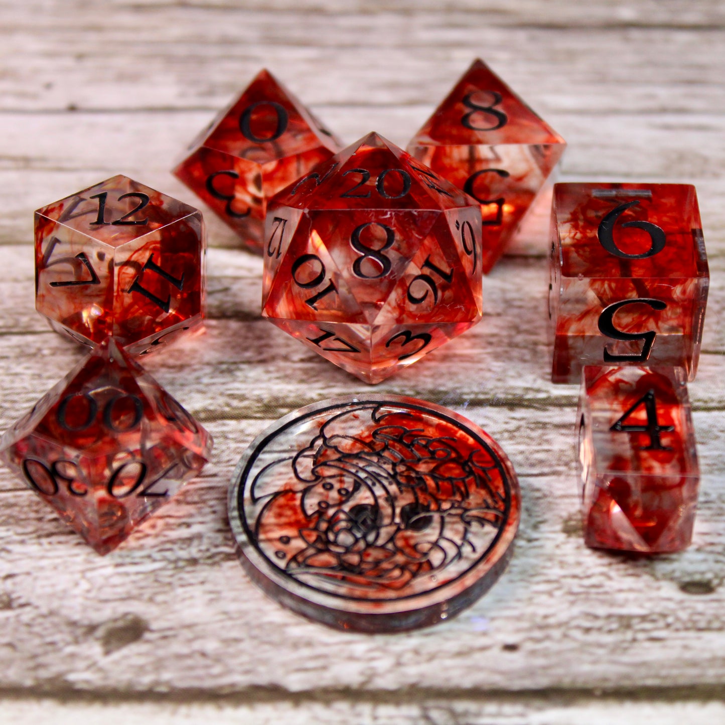 Blood Sharp Edge Dice Set