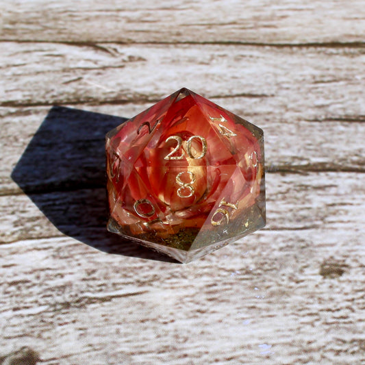 28mm Pink Flower D20