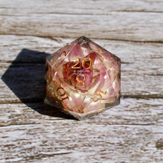 28mm Light Pink Flower D20