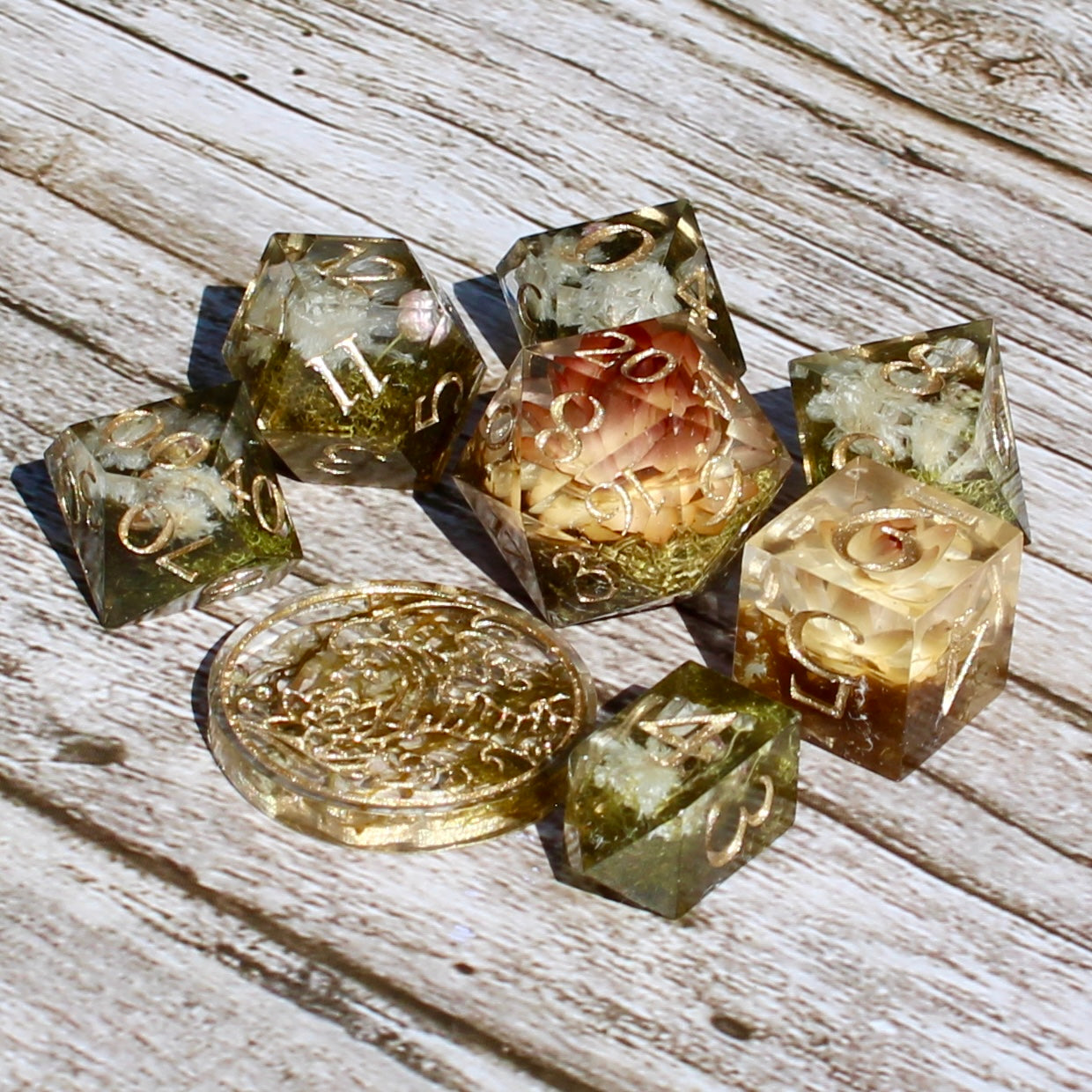 Flower Dice Set