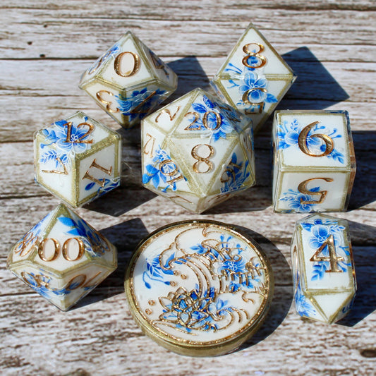 Porcelain Pattern Dice Set