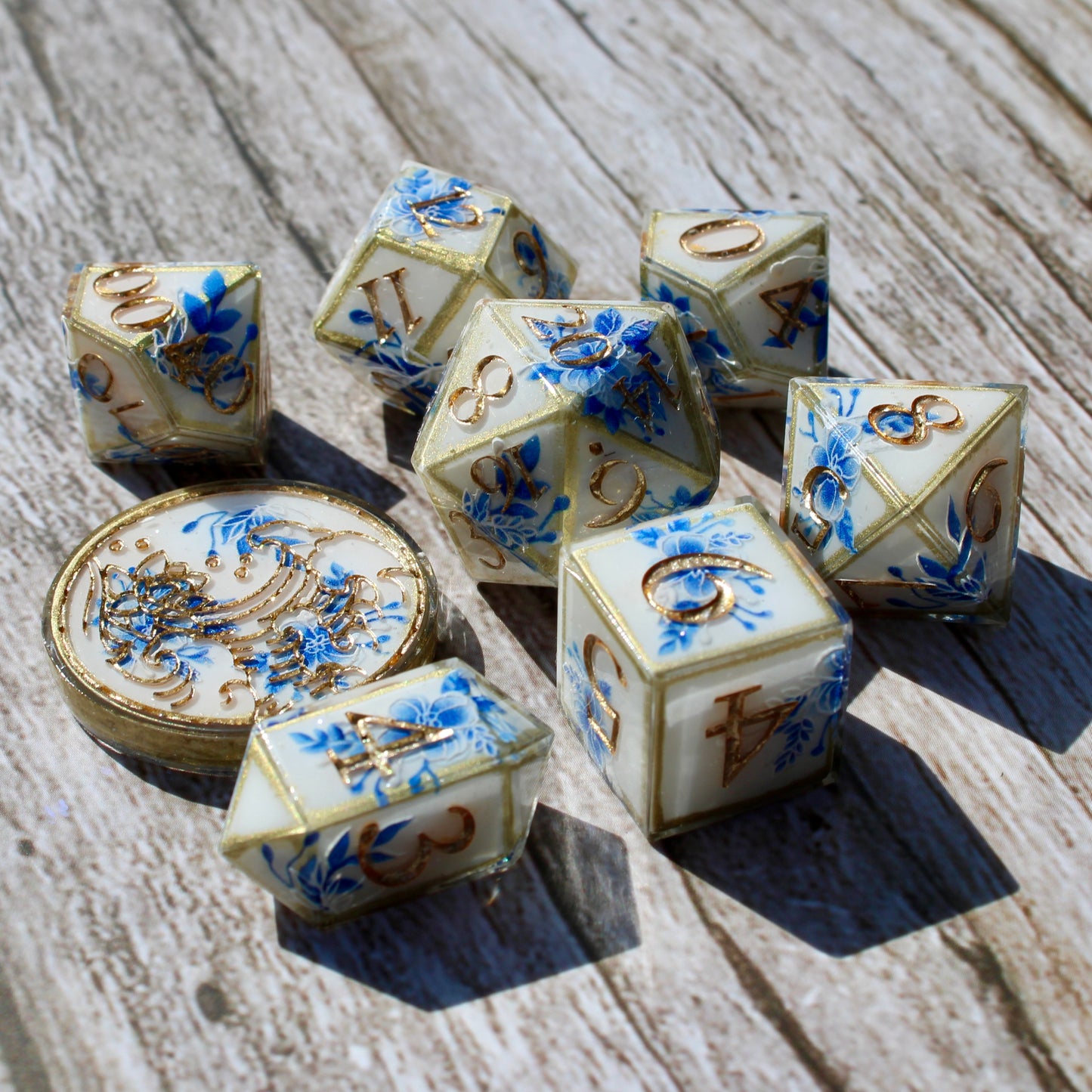 Porcelain Pattern Dice Set