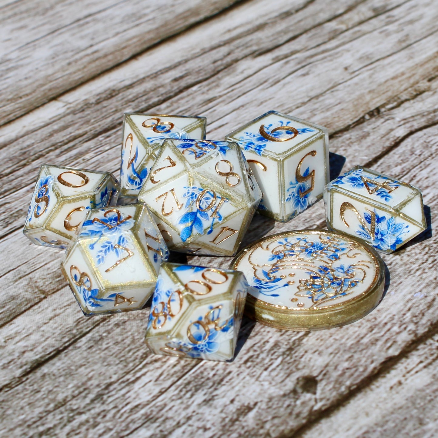 Porcelain Pattern Dice Set