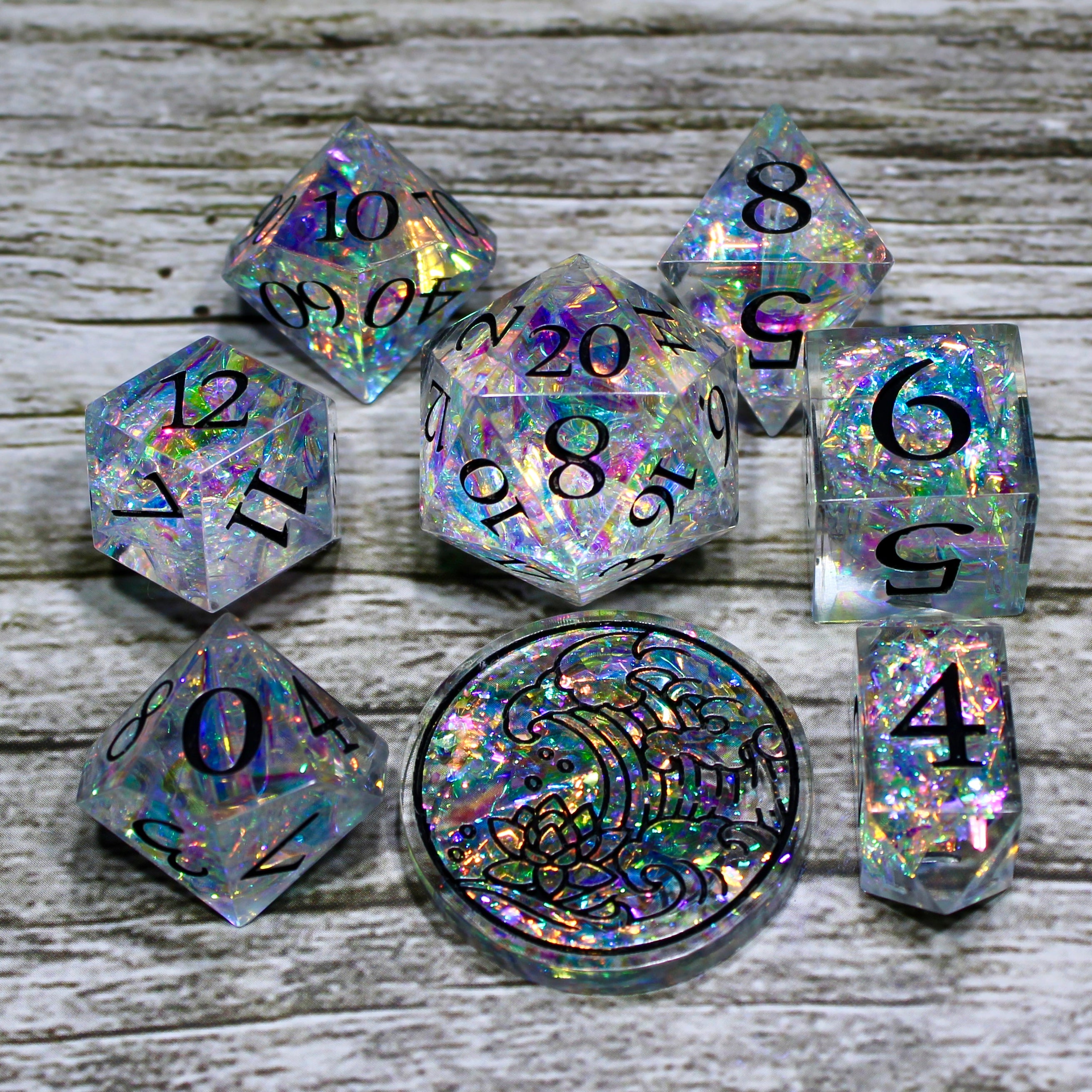 Illusions Sharp Edge Dice Set – Wildsea Studios