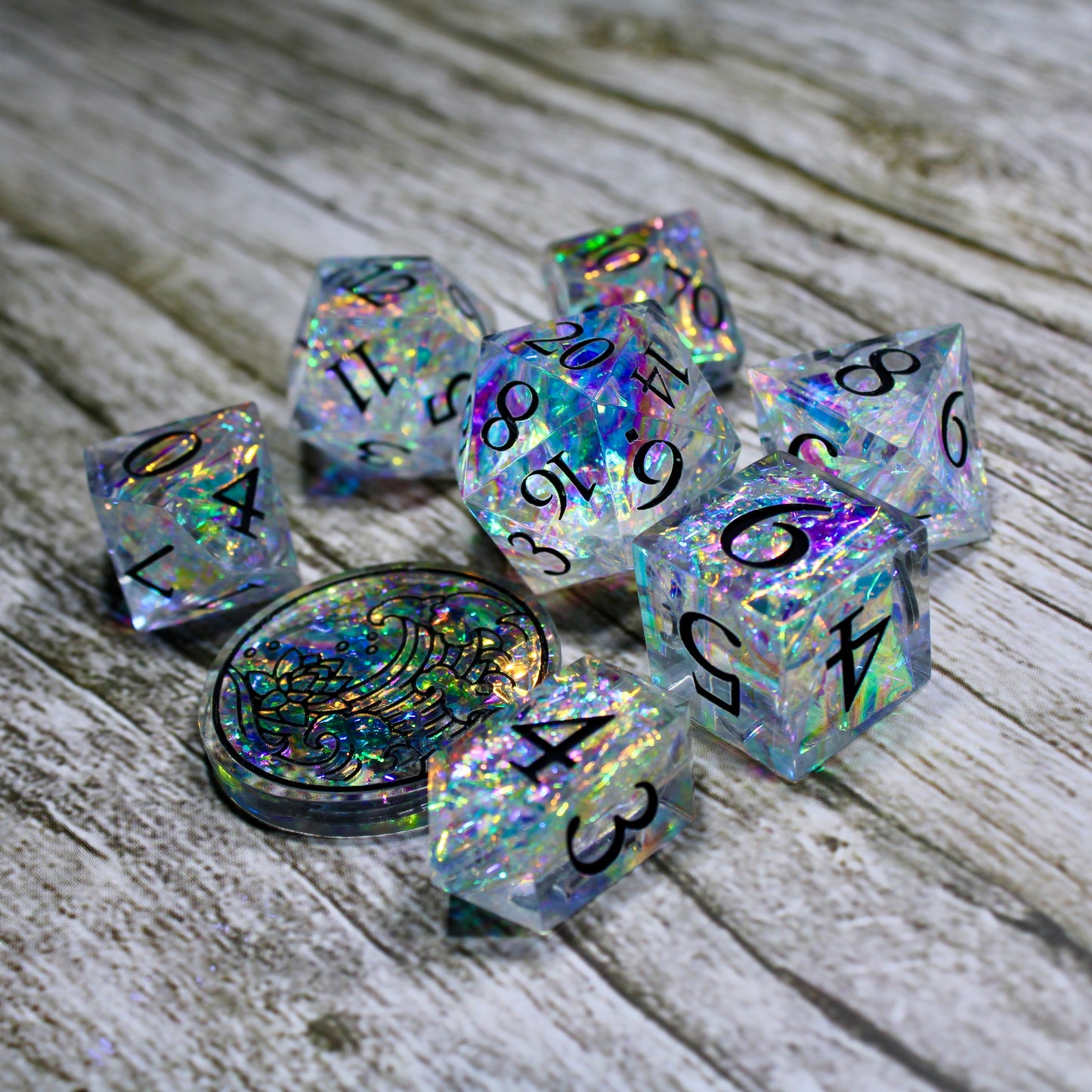 Illusions Sharp Edge Dice Set