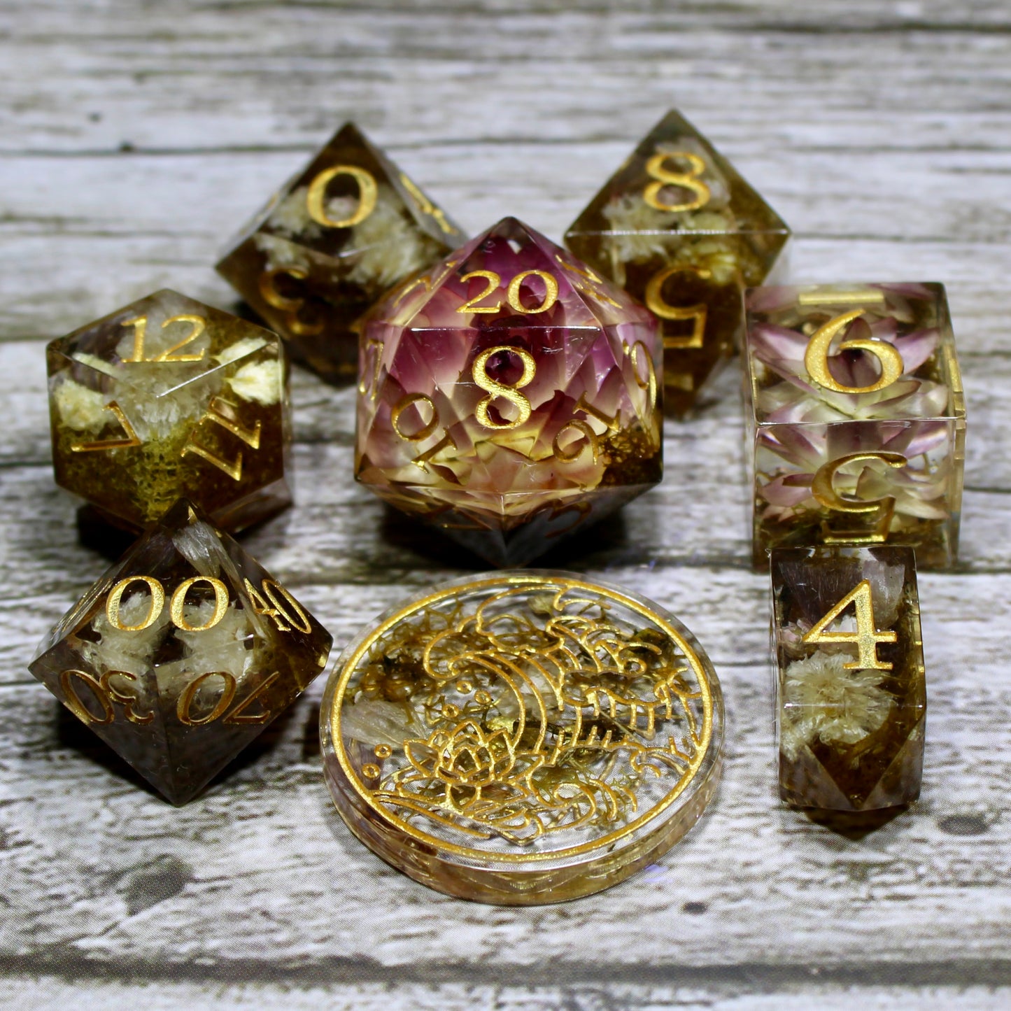 Flower Dice Set