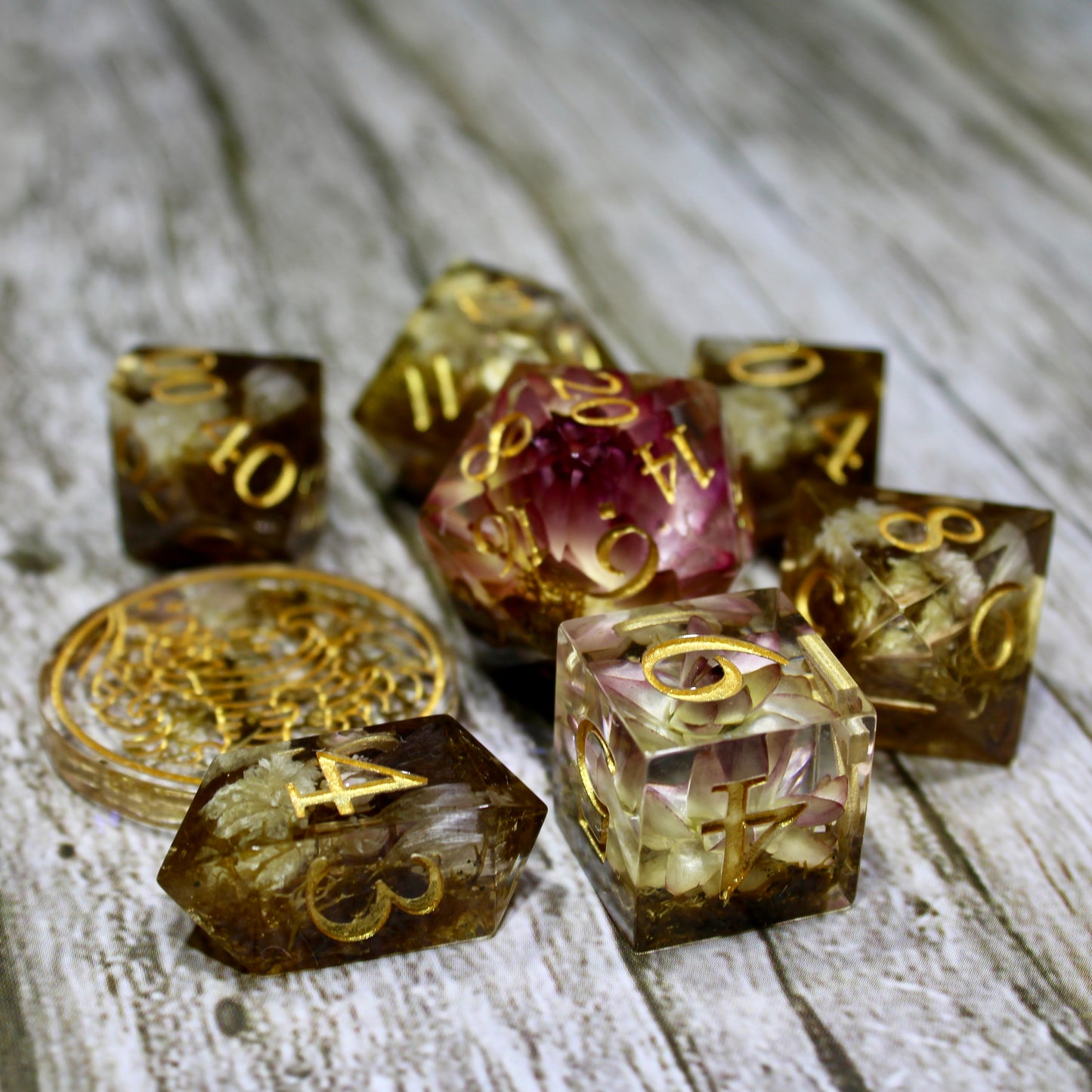 Flower Dice Set