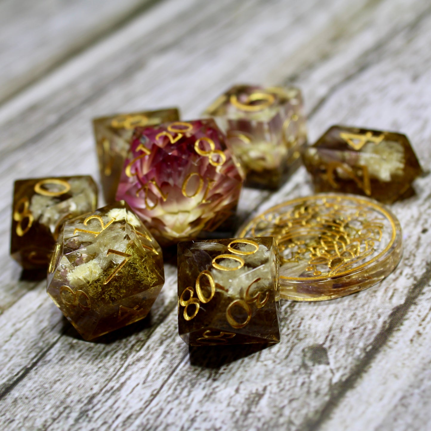 Flower Dice Set